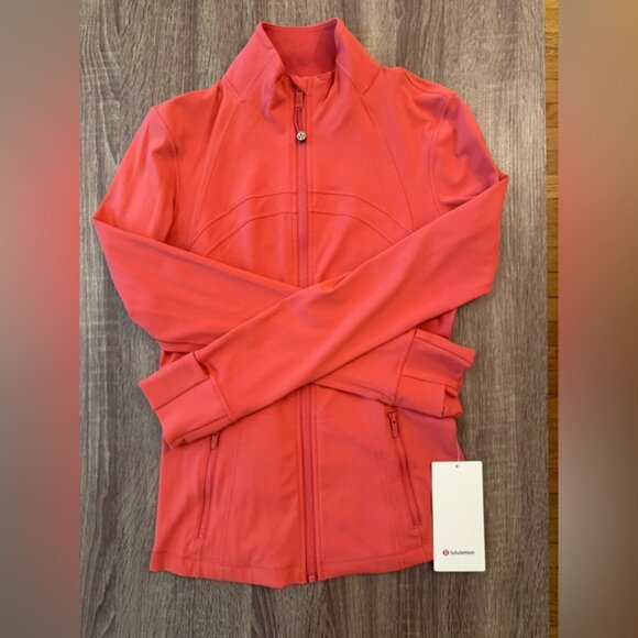 New with tags Lululemon Define Jacket Nulu.Desert Red. Size 8. Orange tone. - Picture 16 of 16